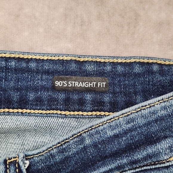 JUDY BLUE denim Jeans 90's Straight Fit medium wash Size 20W stretch 7 pocket - Picture 4 of 12